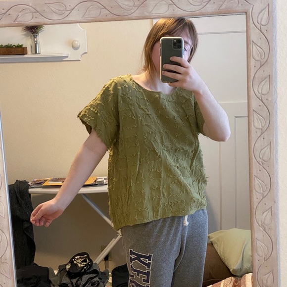 patchwork green tshirt - Picture 3 of 4